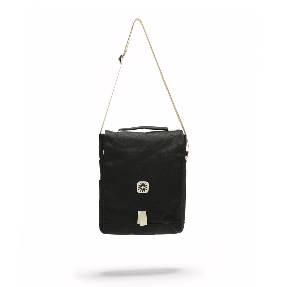 Walker Goods Black Messenger Bag